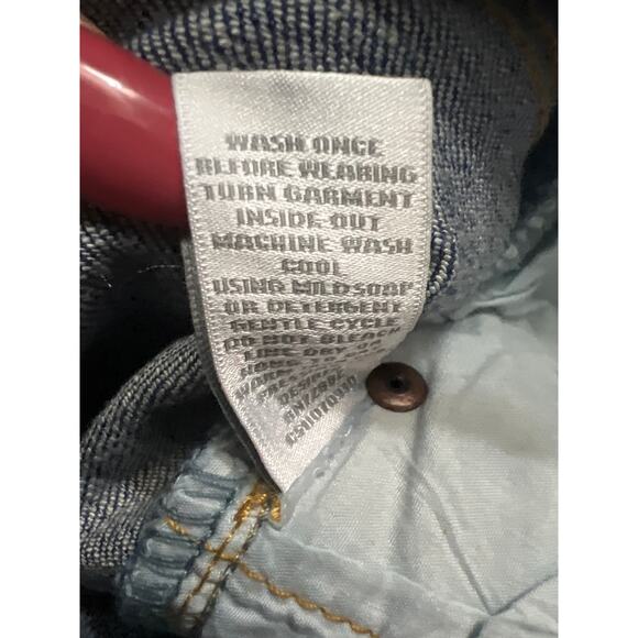 Fashion Bug 90's Y2k Hip Huggers High Rise Flare Leg Women Jeans Blue Size 10 - Picture 12 of 13